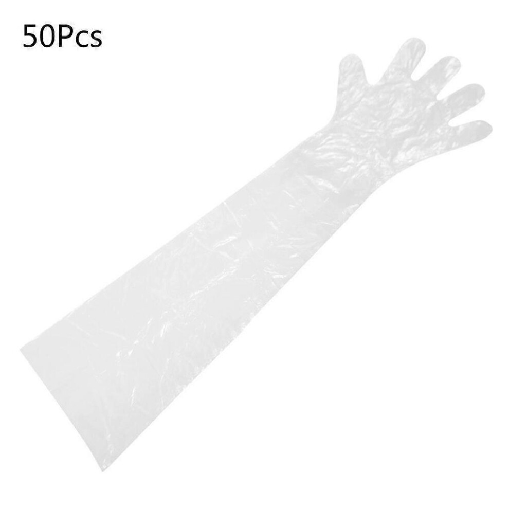 (As Show, One Size) Veterinary Insemination Rectal Long Arm Gloves For Pet Field Dressing Grooming 5213747854484