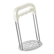 Stainless Steel Potato Masher with Ergonomic Comfort Grip for Vegetable and Fruit Puree