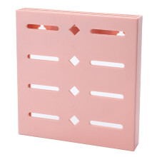 Wall Mounted Knife Holder with Traceless Adhesive, PP Kitchen Storage Rack, Ventilated Fast Drying