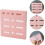 Wall Mounted Knife Holder with Traceless Adhesive, PP Kitchen Storage Rack, Ventilated Fast Drying 5