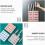 Wall Mounted Knife Holder with Traceless Adhesive, PP Kitchen Storage Rack, Ventilated Fast Drying 4