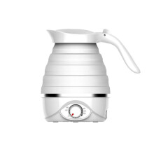 Portable Electric Kettle Foldable Silicone Fast Boil Travel Camping Tea Pot with Thermal Insulation