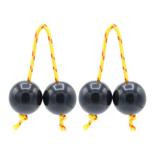 Professional Black Kashaka Percussion Instrument for TwoHand African Rhythm Play