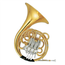 F/Bb Lacquered Gold Double French Horn with Dual Pitch Switching and OnePiece Resonance