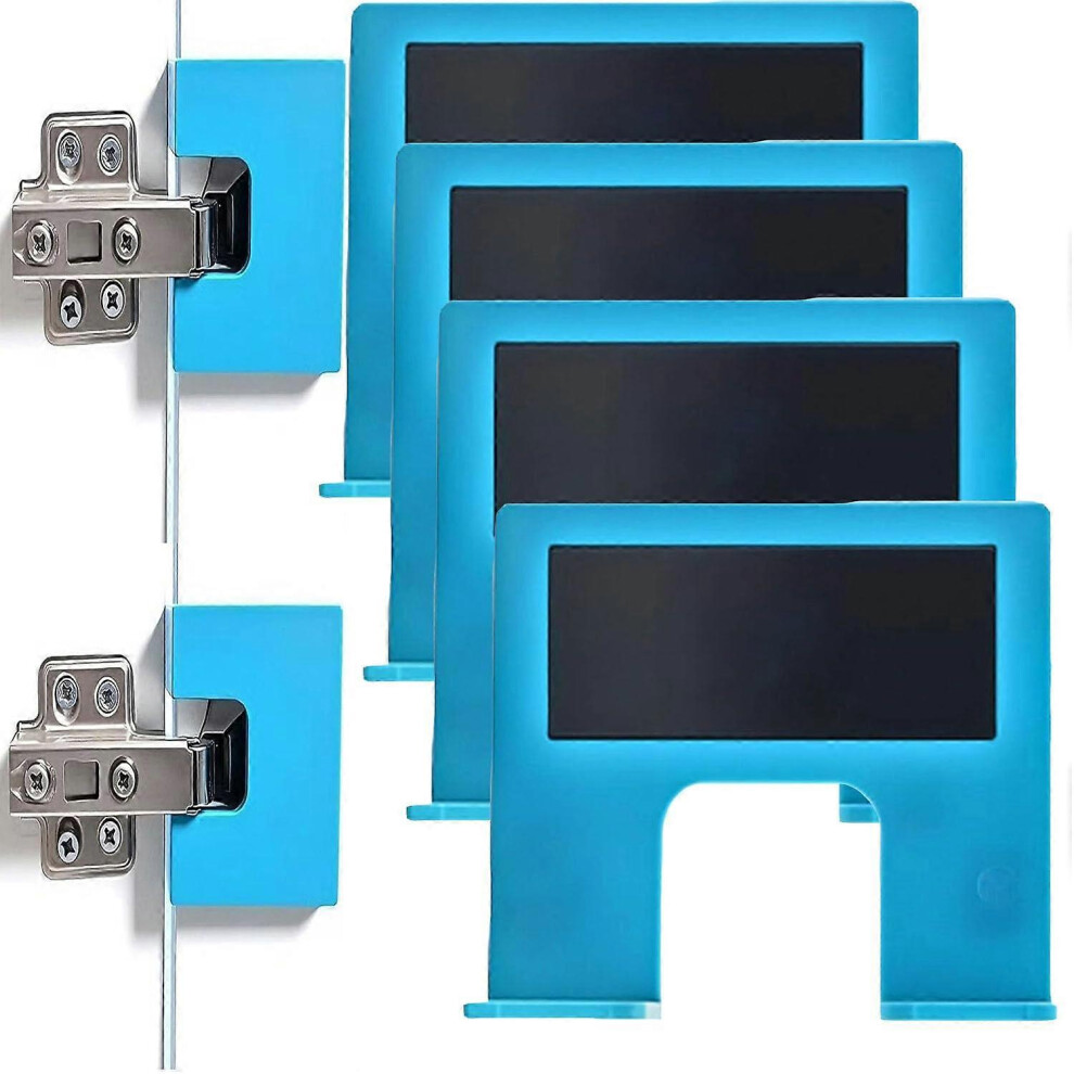 Magnetic Cabinet Door Hinge Jig With Scale For Precision Alignment And Easy Installation 4Pcs 6935161623802