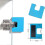 Magnetic Cabinet Door Hinge Jig with Scale for Precision Alignment and Easy Installation 4pcs 4