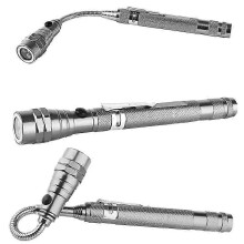 Teleskopischer Magnet Leistungsstarker 3-LED-Taschenlampen-Taschenlampen-Magnetlampen-Aufnahmewerkzeug