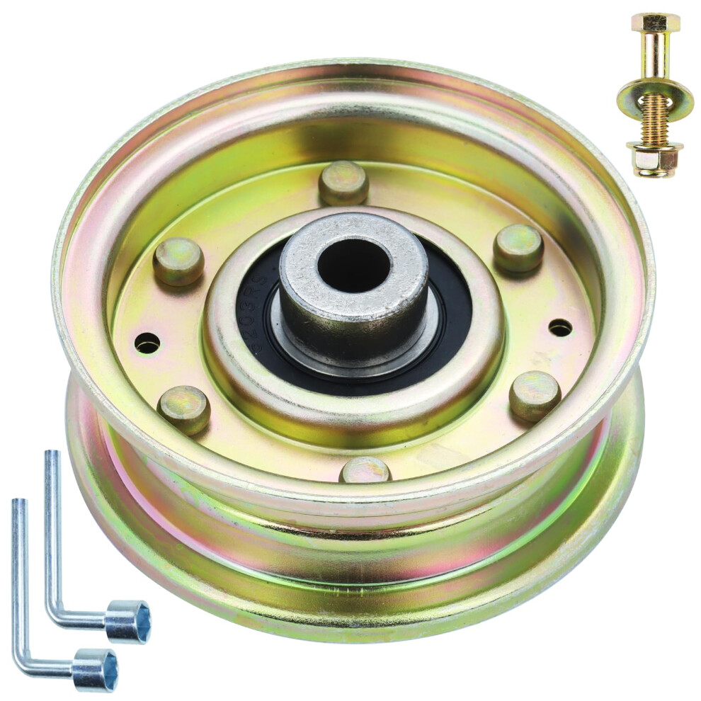 75604224 Flat Idler Pulley For Mtd Cub Cadet Toro 1123687 Replacement, Durable And Smooth Operation 9070919286681