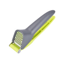 Garlic Press with Large Chamber and NonSlip Grip, Manual Garlic Mincer Crusher for Kitchen