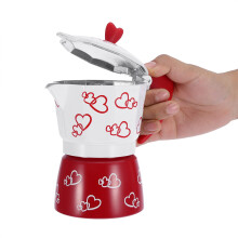 Moka Pot Aluminum Stovetop Espresso Coffee Maker Fast Heating Reusable for Gas and Electric Stoves