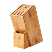 Kitchen Knife Block for Countertop Storage, Wooden Holder Organizer with Elegant Modern Design