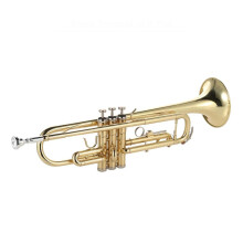 Bb Trumpet Gold Plated Brass with Case Mouthpiece Gloves Strap Durable ReadytoPlay