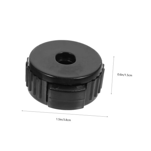 6pcs Quick Release Cymbal Nuts for Drum Set, Durable Plastic Fasteners, Black Blue Red 1