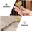 Silicone Tea Tray Cleaning Scraper Safe Surface DeformResistant Tea Set Cleaner Golden 2