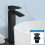 NES Home Matte Black Tall High Rise Mono Mixer Tap, Waste 5