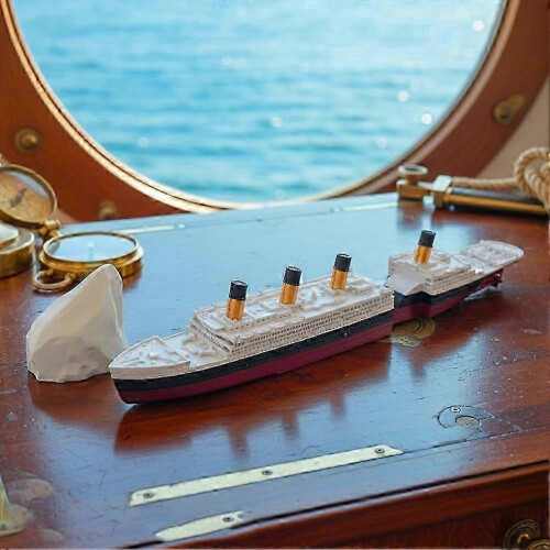 Ρεαλιστικό Split in Half Titanic Bath Toy and Pool Toy,Titanic Topper,Ιστορικά ακριβές εύθραυστο 2