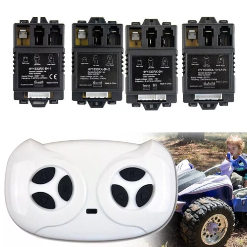 Bluetooth Remote Control for Kids Powered Ride On Car, Remote Control Transmitter with 2.4G Anti-interference Function Silicone Grip Handle, 2