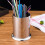 Straw Dispenser and Utensil Organizer for Kitchen Countertop, Quick Access Flatware Storage Holder 4
