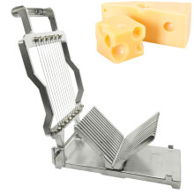 Commercial Stainless Steel Cheese Slicer with Dual Thickness Cutting for Kitchen Butter Tofu Fruit