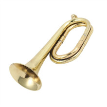 Beginner Copper Alloy Trumpet Bugle with Lightweight Design for Students and French Style Play