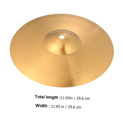 Hihat Cymbal for Jazz Drummers, Easy Clean, Quick Mount, Durable Drum Kit Replacement 1