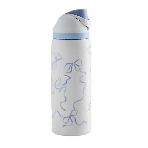 32 oz Owala Urban Outfitters Exclusive Tied and Ture FreeSip Blue Bow Bottle