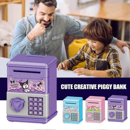 Kinder-Münzbank mit Code Lock-Geldbox Safe Sparspar 2