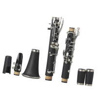 17Key Student Clarinet Bb and Eb Compatible for Beginners Music Lessons Clear Tone Woodwind