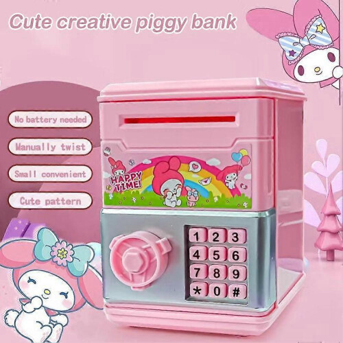 Kinder-Münzbank mit Code Lock-Geldbox Safe Sparspar 1