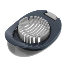 Egg Slicer for Hard Boiled Eggs and Soft Fruits, Durable Stainless Steel Cutter for Kitchen