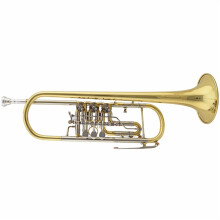 B Flat Trumpet for Beginners with Durable Brass Body and Smooth Three Valve Action