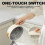 Desktop Range Hood with  Suction Power, Adjustable Hanging Mode, Rechargeable, Gray Blue 5