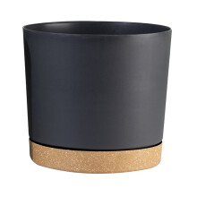 7.8 Inch Indoor Plant Pots with Multiple Drainage Holes and Tray, Colorful Planters for Succulents, Herbs and Flowers