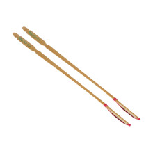 Yangqin Bamboo Mallets Pair for Clearer Tone with Polished Grip and Durable Dulcimer Sticks