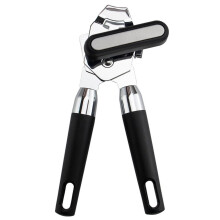 Electric Can Opener with Smooth Edge Cutting, Ergonomic Grip, Battery Operated Stainless Steel