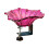 Μπαλκόνι Bird Bath Railing Bird Feeder Birdbath Bowl Fence Bird Bath με ρυθμιζόμενη βάση βαρέως τύπου 4
