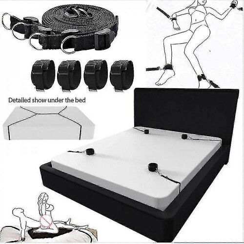 Par-gavesæt sengehåndjern Ankelmanchetter til voksenspil 2