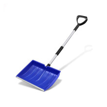 Aluminum Snow Shovel 16Inch Ergonomic DGrip Handle Lightweight Large Scoop for Car Driveway