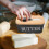 Ceramic Butter Dish with Wooden Lid and Cutter, Rectangular Butter Keeper for Kitchen Storage 2