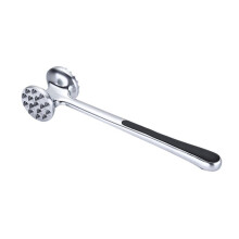 Heavy Duty DualSided Meat Tenderizer Hammer with Ergonomic Grip Zinc Alloy Mallet for Steak and Chicken