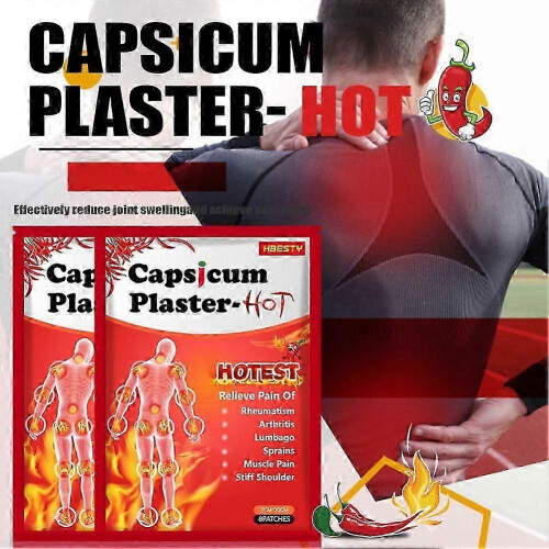 Capsicum Plaster Pain Relieving Patch Μυϊκή καταπόνηση Πόνος Πόνος στην πλάτη Ανακούφιση α 1
