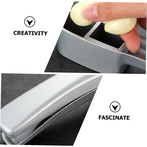 Aluminum Alloy Garlic Press Mincer with Ergonomic Handle for Easy Kitchen Use Rust Resistant 1