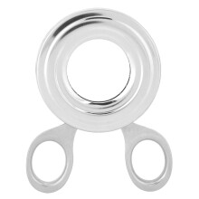 Stainless Steel Egg Cutter with Ergonomic Grip for Easy Hard Boiled Egg Slicing and Peeling
