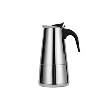 Stainless Steel Moka Pot 300ml Stovetop Espresso Maker for Induction Hob with HeatResistant Handle