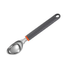 Stainless Steel Ice Cream Scoop and Melon Baller with Ergonomic OneHand Grip for Uniform Portions