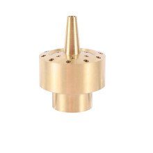 1 Inch Brass Fountain Nozzle Head for Outdoor Garden Pond, Elegant Water Patterns, RustResistant