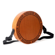 Cajon Drum Solid Wood Percussion Box with Adjustable Strap, Rich Sound, Travel Friendly for Beginners