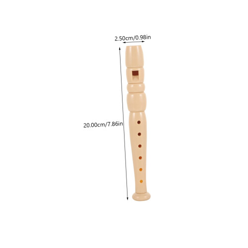 Practice Clarinet Set for Beginners  Compact Plastic Flute Style Musical Instrument 2pcs 1