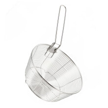 304 Stainless Steel Deep Fryer Basket with Long Handle for French Fries Chicken and Snacks Kitchen Use Ref: 5701