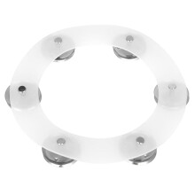 Hi Hat Tambourine Double Row Cymbals for Drum Kit with Clear Cutting Jingle Jazz Drum Accessory